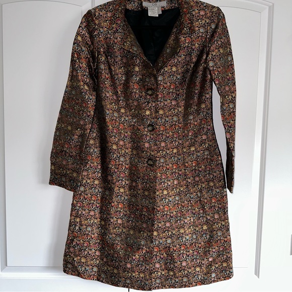 Vintage embroidered trench - Picture 2 of 11